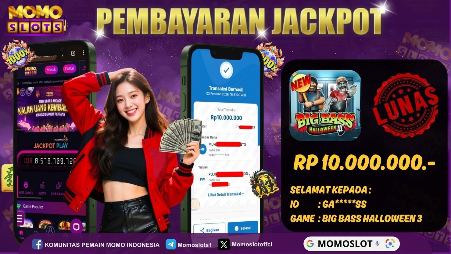 MOMOSLOTS JACKPOT SLOT BIG BASS HALLOWEEN 3